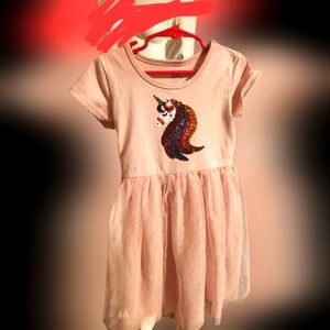 Girls unicorn dress